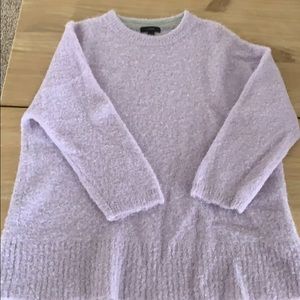 Lilac J Crew Chunky Sweater